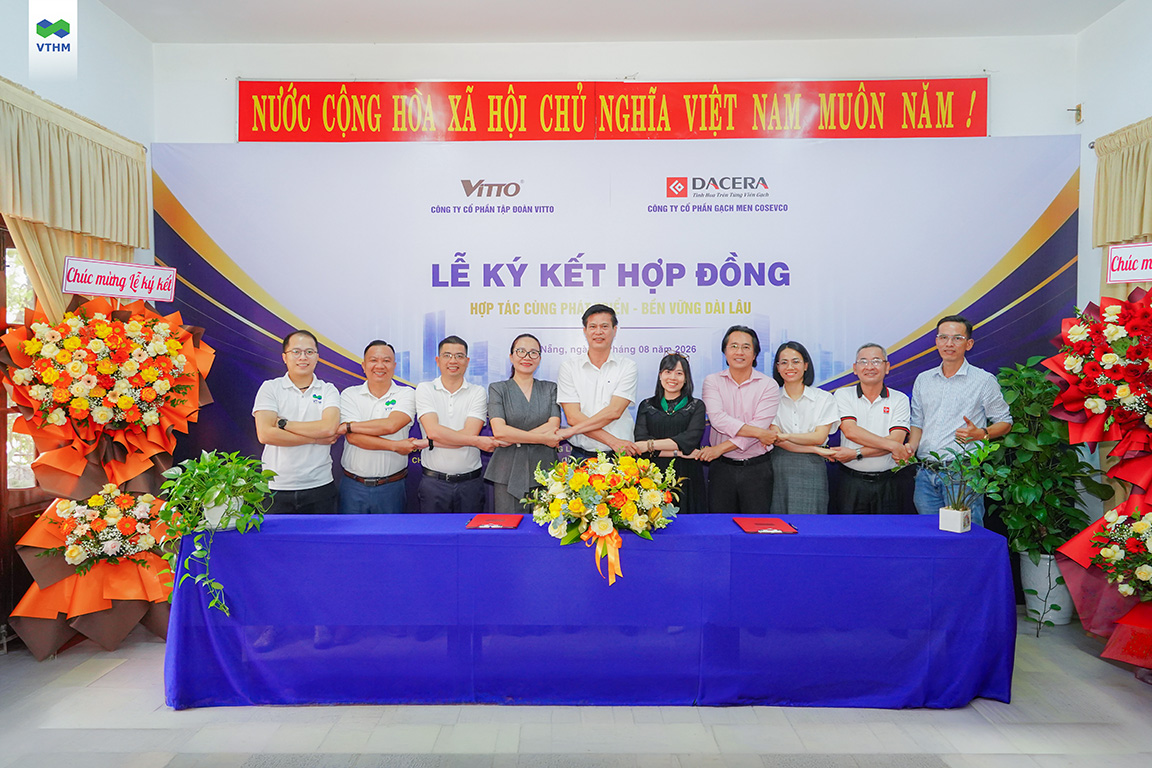 [TẬP ĐOÀN VTHM X COSEVCO] LỄ KÝ KẾT HỢP TÁC PHÁT TRIỂN DÒNG GẠCH KIẾN TRÚC CAO CẤP 
