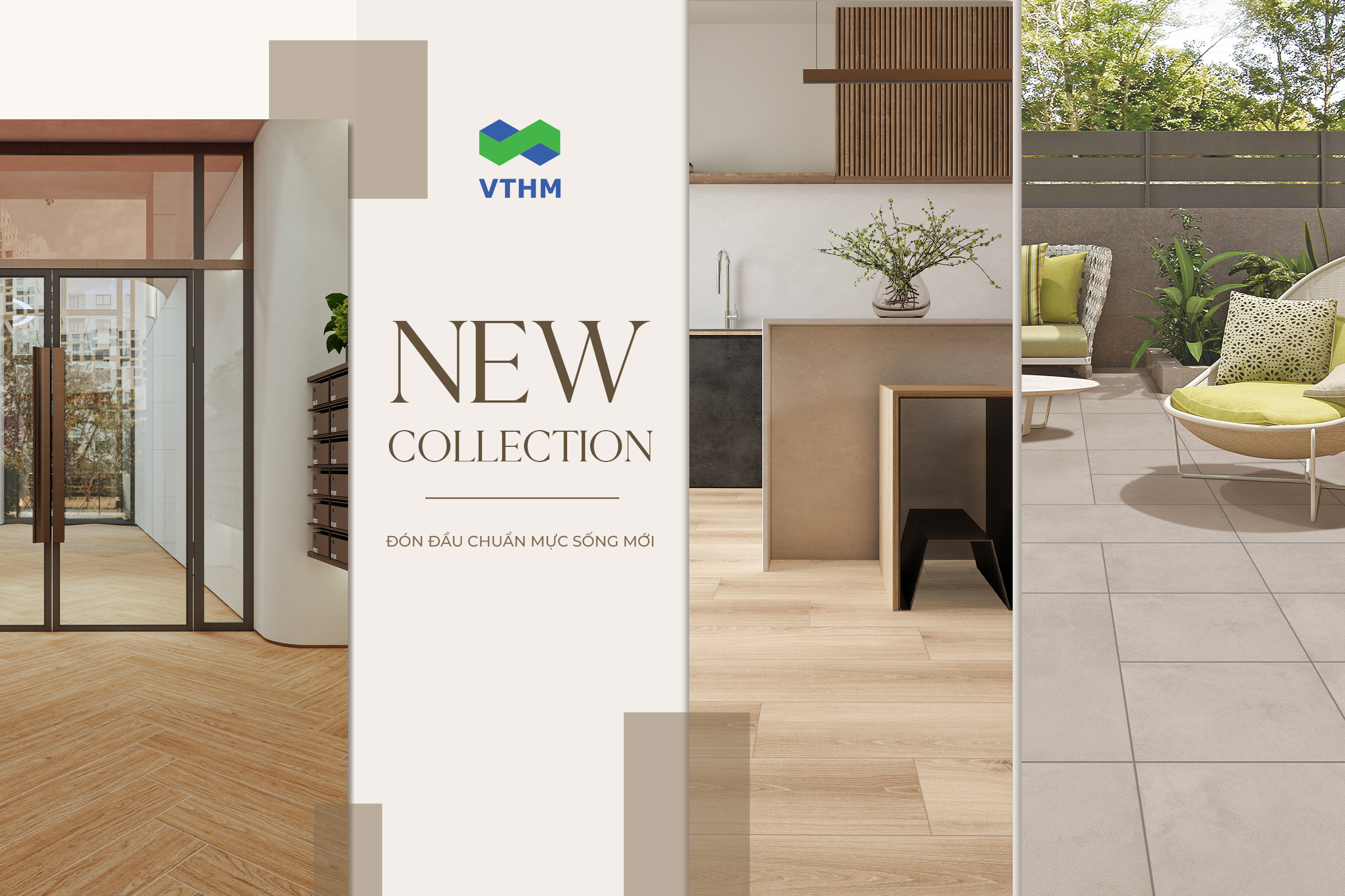 [BST MỚI] Đón Đầu Chuẩn Mực Sống Mới Với Bộ Sưu Tập Gạch Ốp Lát Cao Cấp Của VTHM 