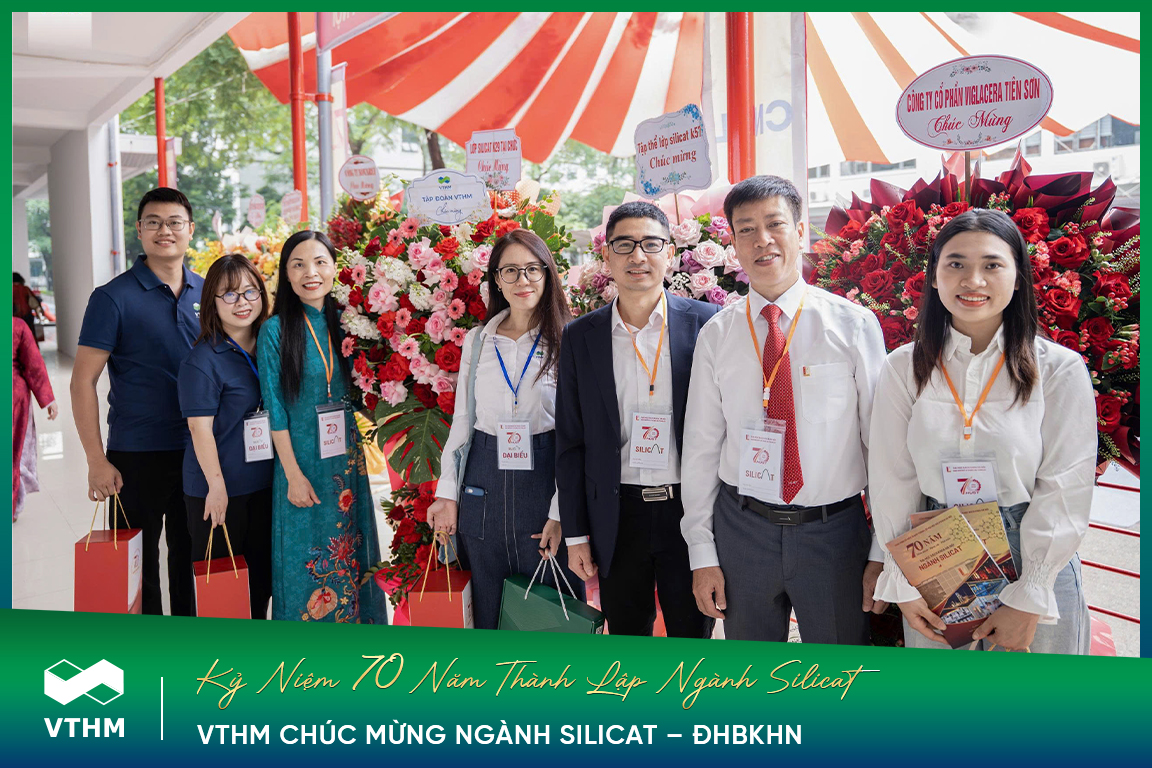 TẬP ĐOÀN VTHM CHÚC MỪNG 70 NĂM THÀNH LẬP NGÀNH CÔNG NGHỆ VẬT LIỆU SILICAT - ĐẠI HỌC BÁCH KHOA HÀ NỘI​